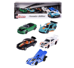 Majorette set 5 masinute metalice porsche 7.5cm, Simba - Publisol.ro
