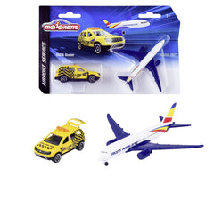 Majorette set masinuta dacia duster si avion boeing 787, Simba - Publisol.ro