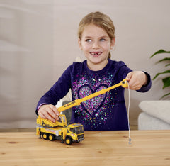 Majorette volvo camion cu macara, Simba - Publisol.ro