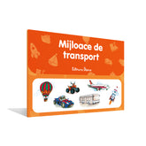 Mapa mijloace de transport - imagini si jetoane