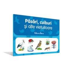Mapa pasari, cuiburi si alte vietuitoare - imagini si jetoane, de Editura Diana