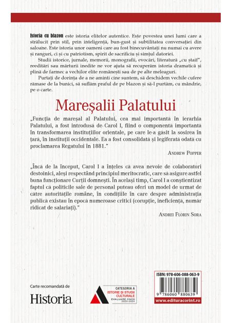 Mareșalii palatului. Demnitari ai Curții regilor României, 1866-1947 - Publisol.ro