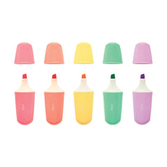 Markere pastel Le BonBon Patisserie - Set de 5 - Ooly