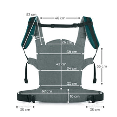 Marsupiu ergonomic Kinderkraft milo, nature vibes - Publisol.ro