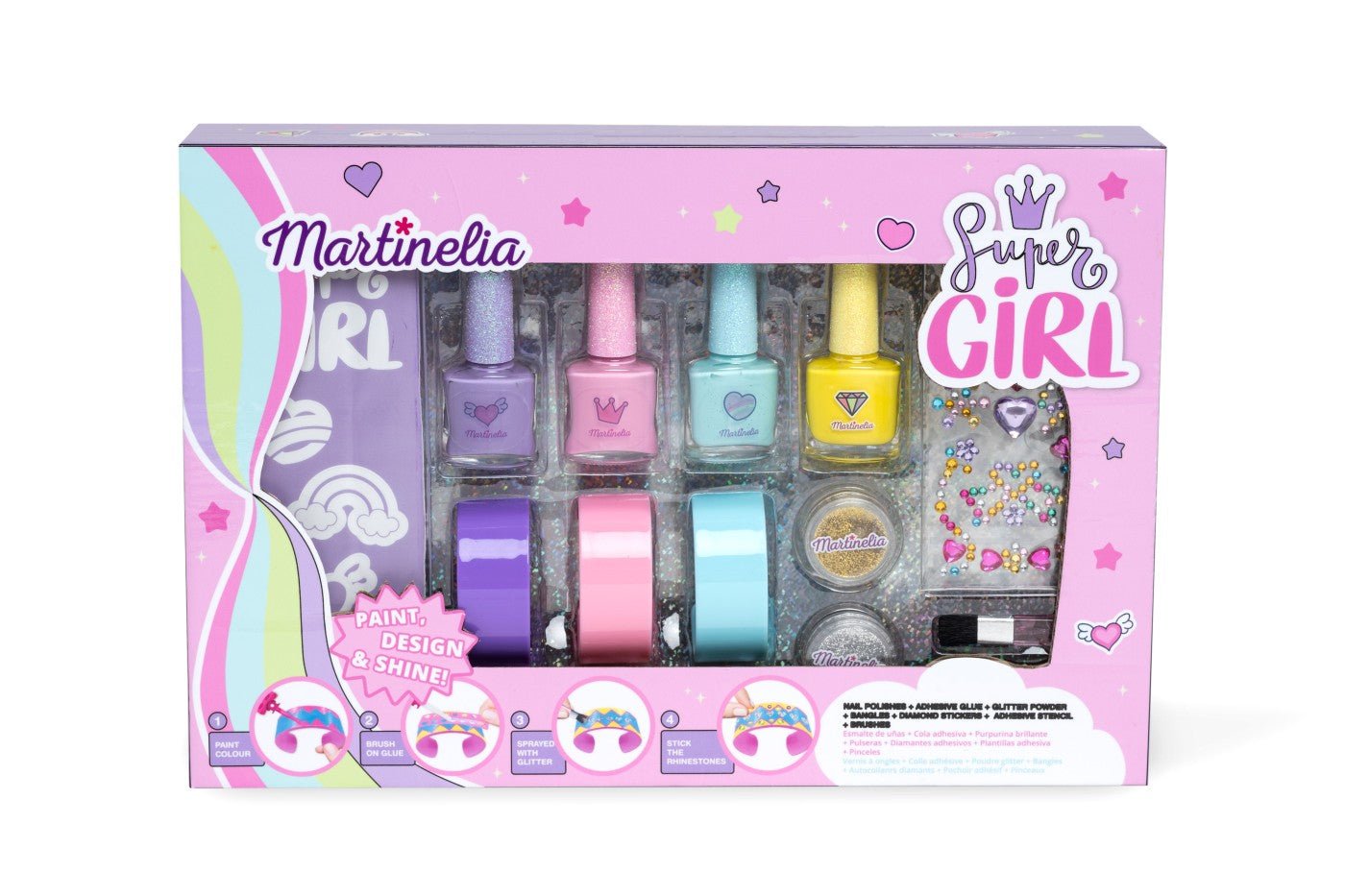 Martinelia super girl set lacuri de unghii si bratari - Publisol.ro