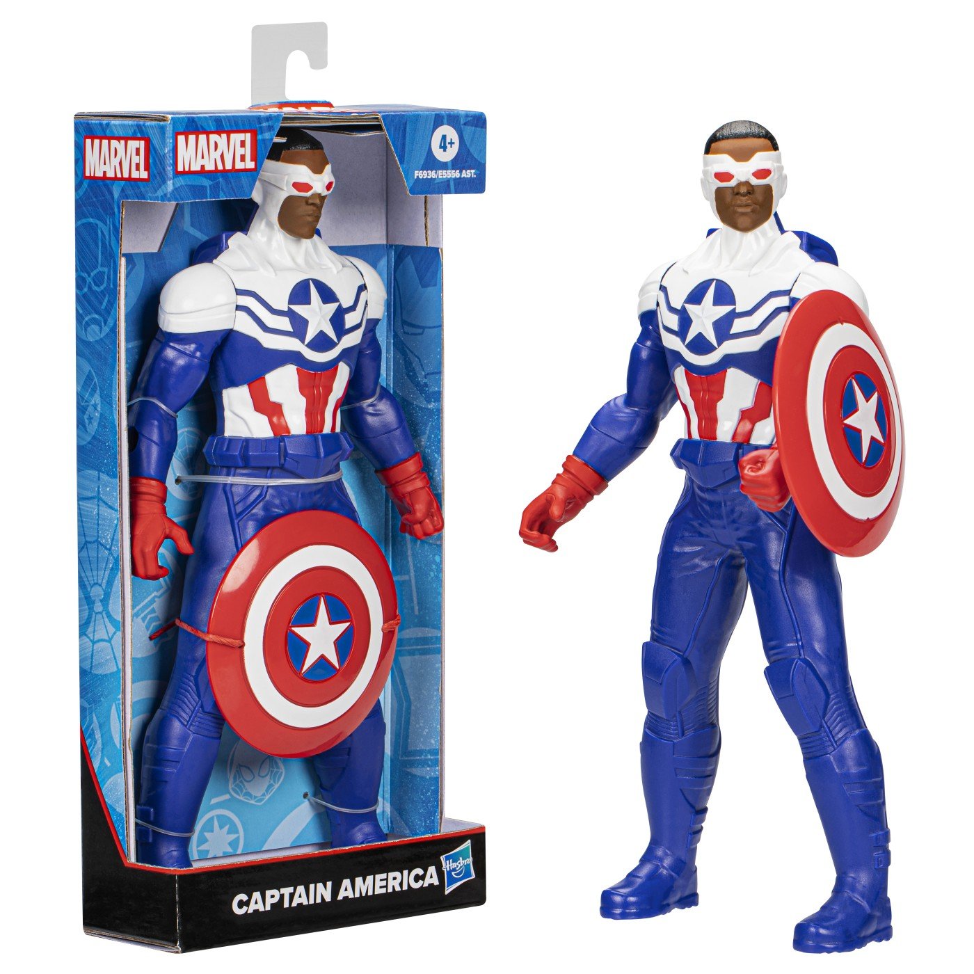 Marvel Avengers figurina Captain america albastru deschis 24 cm - Publisol.ro