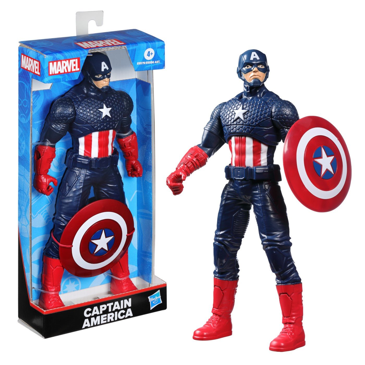 Marvel Avengers figurina Captain america albastru inchis 24 cm - Publisol.ro