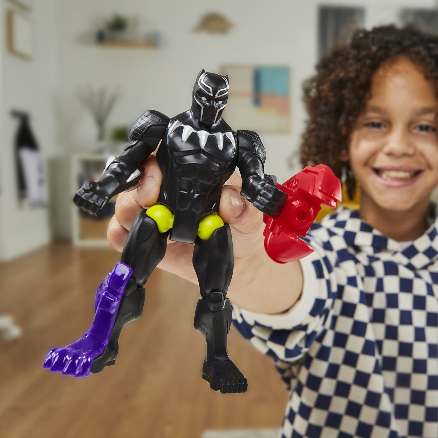Marvel Avengers mix mashers figurina Black panther 12 cm - Publisol.ro