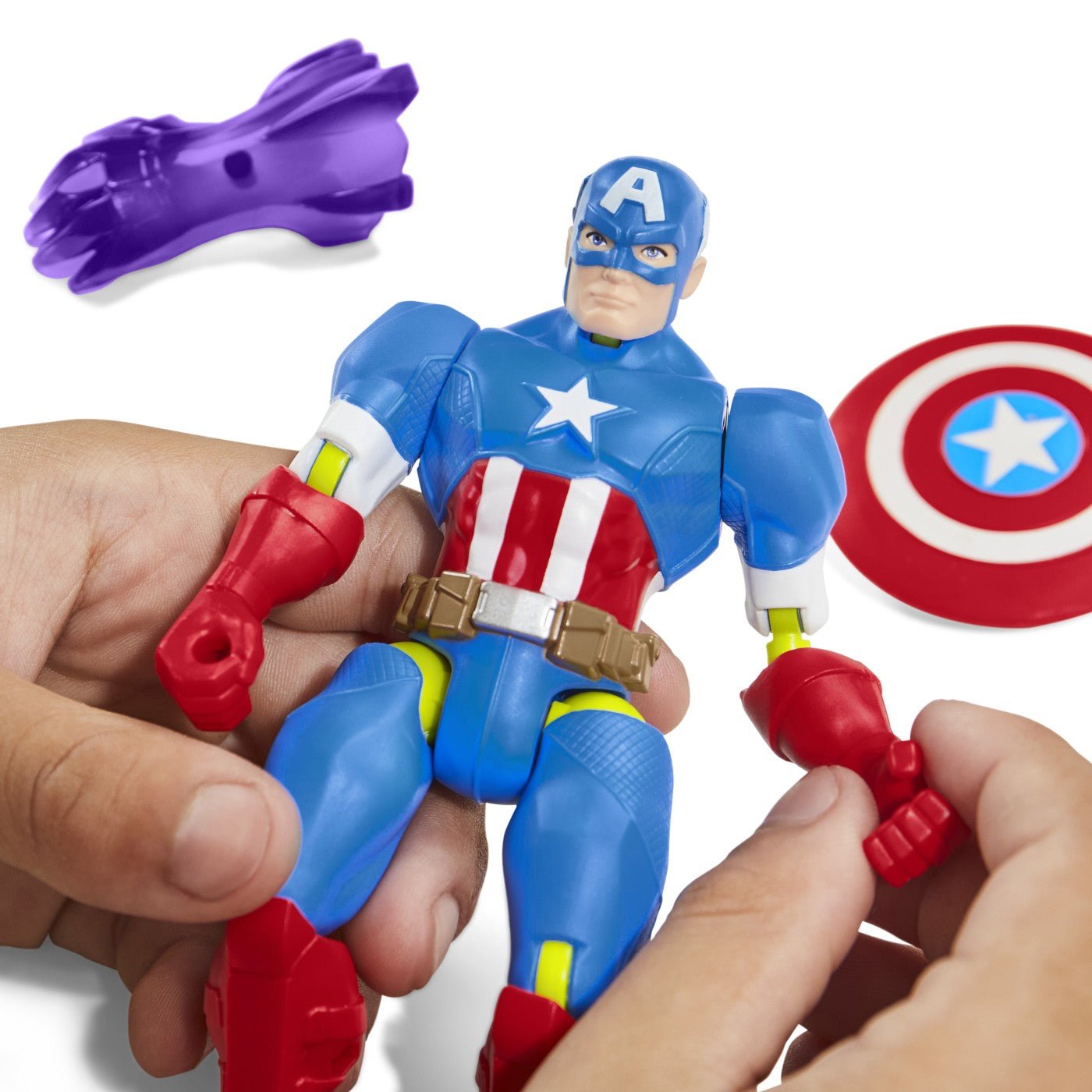 Marvel Avengers mix mashers figurina Capitan america 12 cm - Publisol.ro