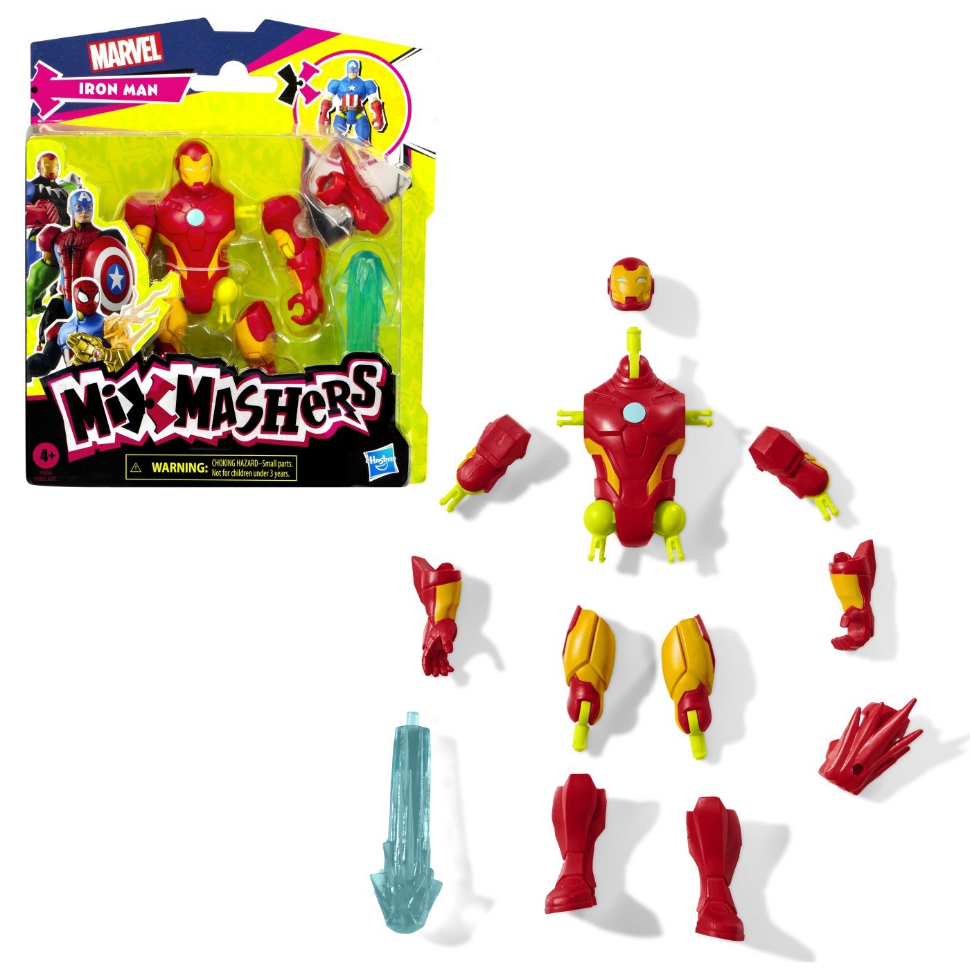 Marvel Avengers mix mashers figurina Iron Man 12 cm - Publisol.ro
