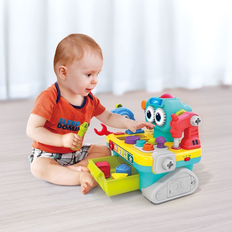Masa de lucru robot 9 in 1, Jucarii Bebe - Publisol.ro