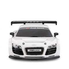 Masina cu telecomanda audi r8 alb cu scara 1 la 24, Rastar - Publisol.ro