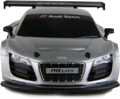 Masina cu telecomanda audi r8 argintiu cu scara 1 la 24, Rastar - Publisol.ro