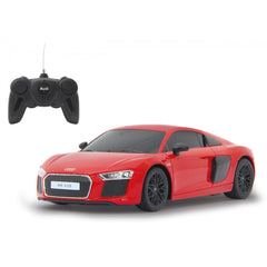 Masina cu telecomanda audi r8 rosu cu scara 1 la 24, Rastar - Publisol.ro