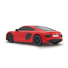 Masina cu telecomanda audi r8 rosu cu scara 1 la 24, Rastar - Publisol.ro