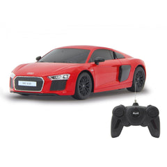 Masina cu telecomanda audi r8 rosu cu scara 1 la 24, Rastar - Publisol.ro