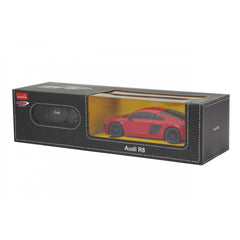Masina cu telecomanda audi r8 rosu cu scara 1 la 24, Rastar - Publisol.ro