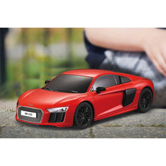 Masina cu telecomanda audi r8 rosu cu scara 1 la 24, Rastar - Publisol.ro