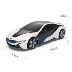 Masina cu telecomanda bmw i8 alba scara 1 la 24, Rastar - Publisol.ro