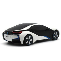 Masina cu telecomanda bmw i8 alba scara 1 la 24, Rastar - Publisol.ro
