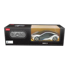 Masina cu telecomanda bmw i8 alba scara 1 la 24, Rastar - Publisol.ro