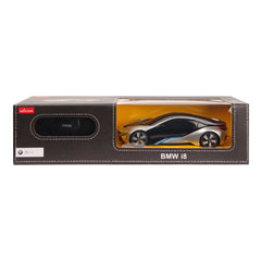 Masina cu telecomanda bmw i8 argintie scara 1 la 24, Rastar - Publisol.ro