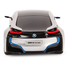 Masina cu telecomanda bmw i8 argintie scara 1 la 24, Rastar - Publisol.ro
