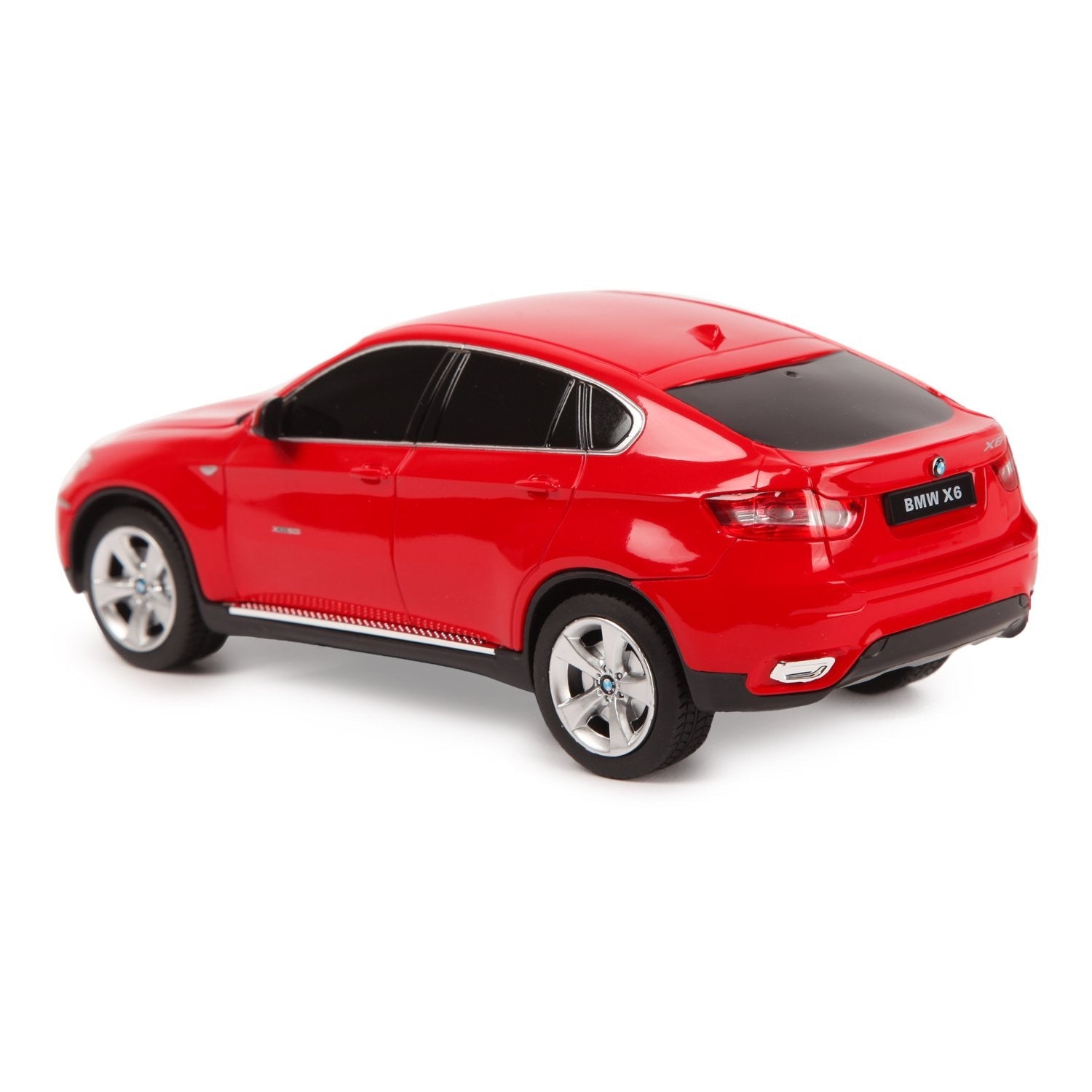 Masina cu telecomanda Bmw x6 rosu cu scara 1 la 24 - Publisol.ro