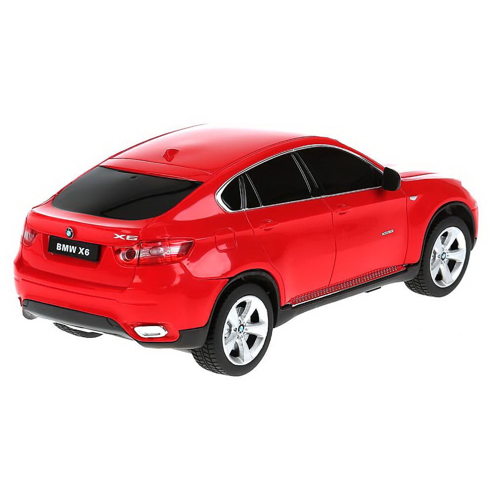 Masina cu telecomanda Bmw x6 rosu cu scara 1 la 24 - Publisol.ro
