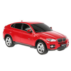 Masina cu telecomanda Bmw x6 rosu cu scara 1 la 24 - Publisol.ro
