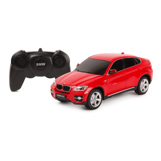 Masina cu telecomanda Bmw x6 rosu cu scara 1 la 24 - Publisol.ro