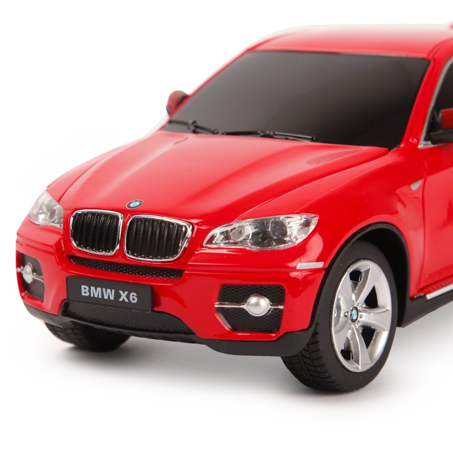Masina cu telecomanda Bmw x6 rosu cu scara 1 la 24 - Publisol.ro