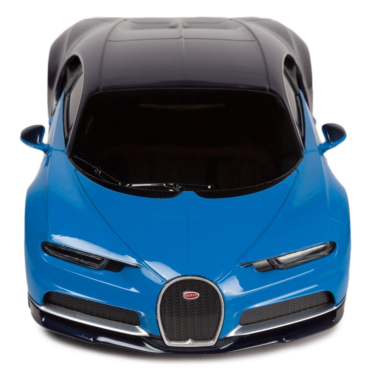 Masina cu telecomanda Bugatti chiron albastru cu scara 1 la 24 - Publisol.ro