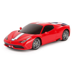 Masina cu telecomanda ferrari 458 speciale rosu cu scara 1 la 24, Rastar - Publisol.ro