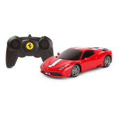 Masina cu telecomanda ferrari 458 speciale rosu cu scara 1 la 24, Rastar - Publisol.ro
