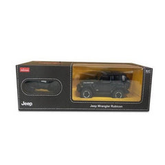 Masina cu telecomanda jeep wrangler jl negru scara 1 la 24, Rastar - Publisol.ro