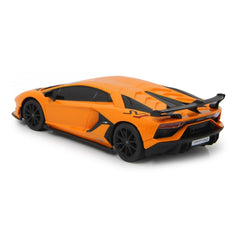 Masina cu telecomanda lamborghini aventador svj portocaliu cu scara 1 la 24, Rastar - Publisol.ro