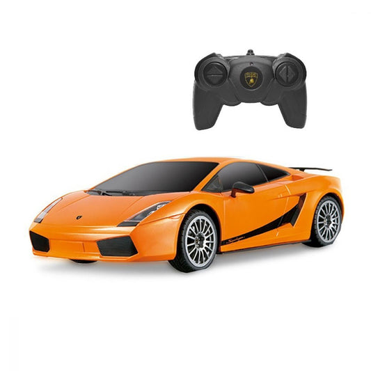 Masina cu telecomanda lamborghini portocaliu cu scara 1 la 24, Rastar - Publisol.ro