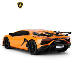 Masina cu telecomanda lamborghini portocaliu cu scara 1 la 24, Rastar - Publisol.ro
