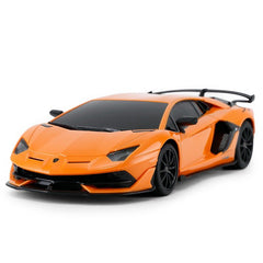 Masina cu telecomanda lamborghini portocaliu cu scara 1 la 24, Rastar - Publisol.ro
