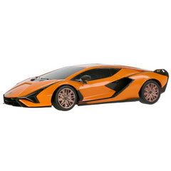 Masina cu telecomanda Lamborghini sian portocaliu cu scara 1 la 24 - Publisol.ro