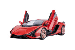 Masina cu telecomanda Lamborghini sian rosu cu scara 1 la 14 - Publisol.ro
