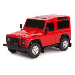 Masina cu telecomanda land rover defender rosie cu scara 1 la 24, Rastar - Publisol.ro