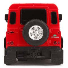 Masina cu telecomanda land rover defender rosie cu scara 1 la 24, Rastar - Publisol.ro