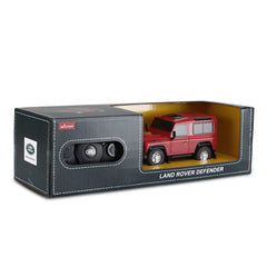 Masina cu telecomanda land rover defender rosie cu scara 1 la 24, Rastar - Publisol.ro