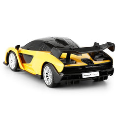 Masina cu telecomanda mclaren senna galben cu scara 1 la 24, Rastar - Publisol.ro