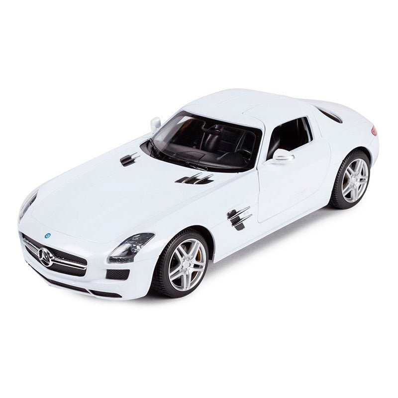 Masina cu telecomanda Mercedes - benz sls alb scara 1 la 14 - Publisol.ro