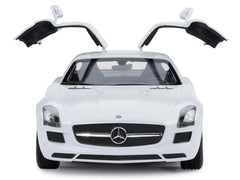 Masina cu telecomanda Mercedes - benz sls alb scara 1 la 14 - Publisol.ro