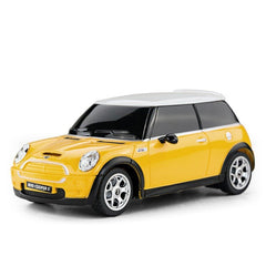 Masina cu telecomanda mini cooper galbena cu scara 1 la 24, Rastar - Publisol.ro