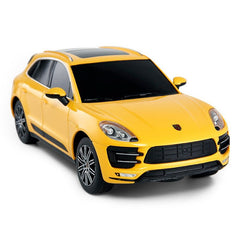 Masina cu telecomanda Porsche Macan turbo galbena scara 1 la 14 - Publisol.ro